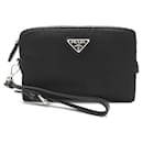 Prada Tessuto Accessoire Tasche Kosmetiktasche 1NS021R067F0002 in Gutem Zustand