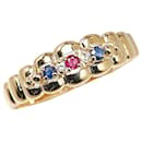 K18YG Yellow Gold Ruby Diamond Ring in Great Condition - & Other Stories