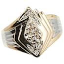 K18YG Yellow Gold Pt900 Platinum Diamond Ring 12.5 in Excellent Condition - & Other Stories