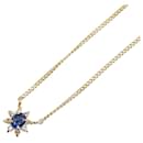 LuxUness 18K Saphir-Diamant-Halskette aus Metall in ausgezeichnetem Zustand - & Other Stories