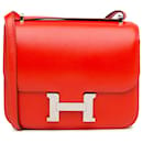 Hermès Rot Mini Tadelakt Constance 18