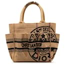 Dior Brown Small Jute Catherine Tote