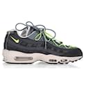 Nike Air Max 95 Speed Lacing Off Noir Volt Sneakers in Grey Synthetic