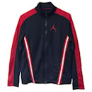 Nike x Air Jordan Jumpman Track Jacket in Red and Black Polyester 