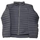 The North Face Stretch Goose-Down Quilted Water Repellant Jacket in Black Nylon