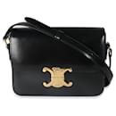 Bolso Teen Triomphe de piel de ternera negra brillante Celine - Céline