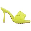 Bottega Veneta Lido Mule yellow