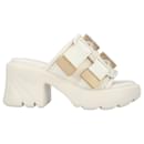 Bottega Veneta Flash Mule white