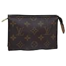 LOUIS VUITTON Monogram Poche Toilette 15 Pouch M47546 LV Auth 76264 - Louis Vuitton