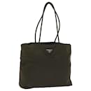 PRADA Bolsa Tote Nylon Caqui Auth bs15063 - Prada