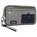 LOUIS VUITTON Monogram Satellite Alpha Pouch Silver M44178 LV Auth 76291 - Louis Vuitton