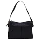 BALLY Shoulder Bag Leather Black Auth bs15129 - Bally