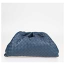 Bottega Veneta Clutch Pouch Intrecciato Clásico Azul Teal