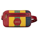 Red Gucci Baiadera Stripe Belt Bag