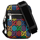 Black Gucci GG Supreme Psychedelic Crossbody Bag