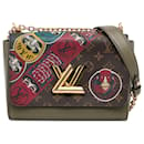 Borsa a tracolla Louis Vuitton Kabuki Twist MM marrone