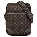 Braune Louis Vuitton Monogram Mini Lin Danube Umhängetasche