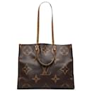 Sac à main OnTheGo GM Monogram Reverse Géant Louis Vuitton marron