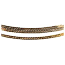 Gold Dior Gold Plated Three Strand Necklace