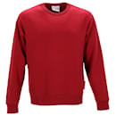 Acne Studios Sweatshirt in Red Cotton
