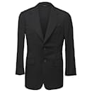 Gucci Single-Breasted Blazer in Black Wool