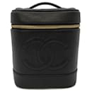 Chanel Vanity Bag aus Leder A01998 in gutem Zustand