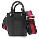 Gucci GG Supreme Mini 2way Shoulder Bag Canvas Shoulder Bag 696010 in Great Condition