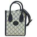 Gucci Interlocking G Mini Tote Bag Leder Umhängetasche 691623 in gutem Zustand