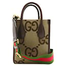 Sac à bandoulière Gucci Jumbo GG 2way en toile 699406 en excellent état