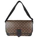 Borsa a tracolla Archy GM in tela Monogram Macassar Louis Vuitton