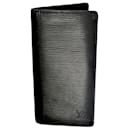 LOUIS VUITTON Epi Brazza Long Black Leather Wallet - Louis Vuitton