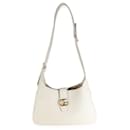 Gucci White Leather Large Aphrodite Hobo