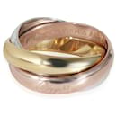 Bague Trinity Classique Cartier en or 18k 3 tons