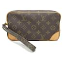 Bolso de mano de lona Louis Vuitton Marly Dragonne PM M51827 en excelente estado