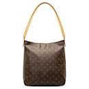 Louis Vuitton Brown Monogram Looping GM