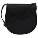 SAINT LAURENT Shoulder Bag Leather Black Auth am6316 - Saint Laurent