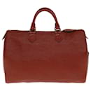 LOUIS VUITTON Epi Speedy 35 Hand Bag Brown Kenya M42993 LV Auth mr246 - Louis Vuitton