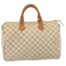 LOUIS VUITTON Damier Azur Speedy 35 Hand Bag N41535 LV Auth 77286 - Louis Vuitton