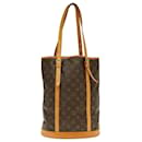 LOUIS VUITTON Monogram Bucket GM Schultertasche M42236 LV Auth yk12955 - Louis Vuitton