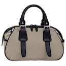 Sac à main en toile beige à carreaux Nova de BURBERRY Auth am6323 - Burberry