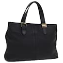 Borsa a mano in pelle nera Burberrys Auth ep4536 - Autre Marque