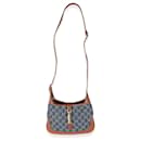 Gucci Blue Tea Pelle Nuovo Denim GG Pelle di Vitello Jackie 1961 Hobo