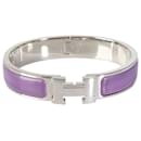 Clic H Bracelet In Purple - Hermès