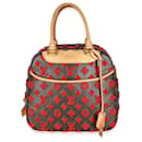 Cubo Deauville em lona Monogram Tuffetage vermelho Louis Vuitton