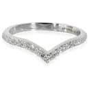 Tiffany & Co. Soelste Band in  Platinum 0.17 CTW