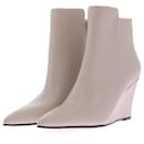 Non Signé / Unsigned ankle boots T.EU 38 Leather - Autre Marque