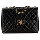 Chanel Black Jumbo Classic Lambskin Single Flap