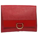 LOUIS VUITTON Epi Jena Clutch Tasche Rot M52727 LV Auth 76242 - Louis Vuitton