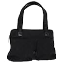 GUCCI GG Canvas Tote Bag Black 001 3705 Auth yk12781 - Gucci