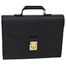 LOUIS VUITTON Epi Serviette Conseiller Mallette Noire M54422 LV Auth ep4520 - Louis Vuitton